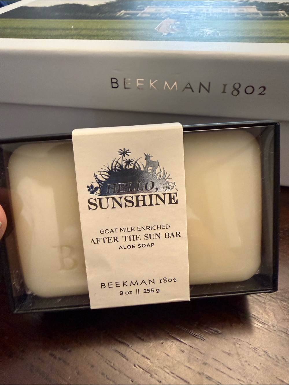 Beekman 1802 Hello Sunshine Goat Milk Enriched after the sun Aloe Soap bar New